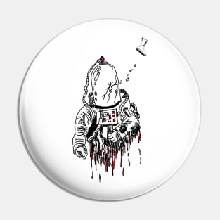 Space Horror, spacesuit Pin