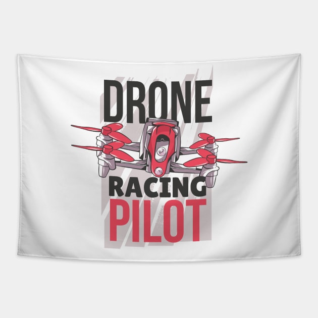 Drone racing pilot Tapestry by LR_Collections