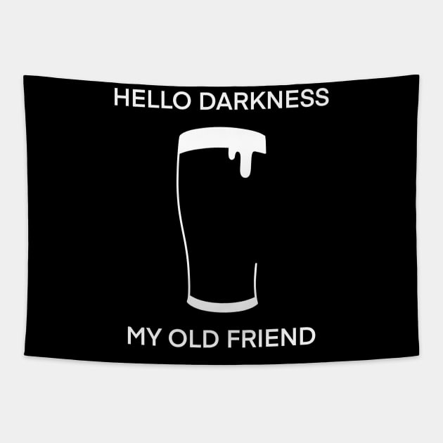 Hello Darkness My Old Friend Tapestry by Shirleyy Shop Arts