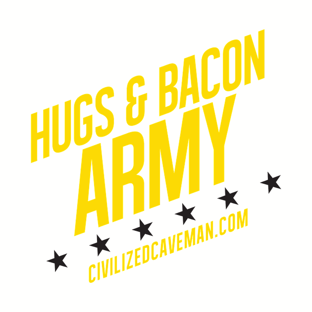 Hugs & Bacon Army - Dark Stars by Caveman