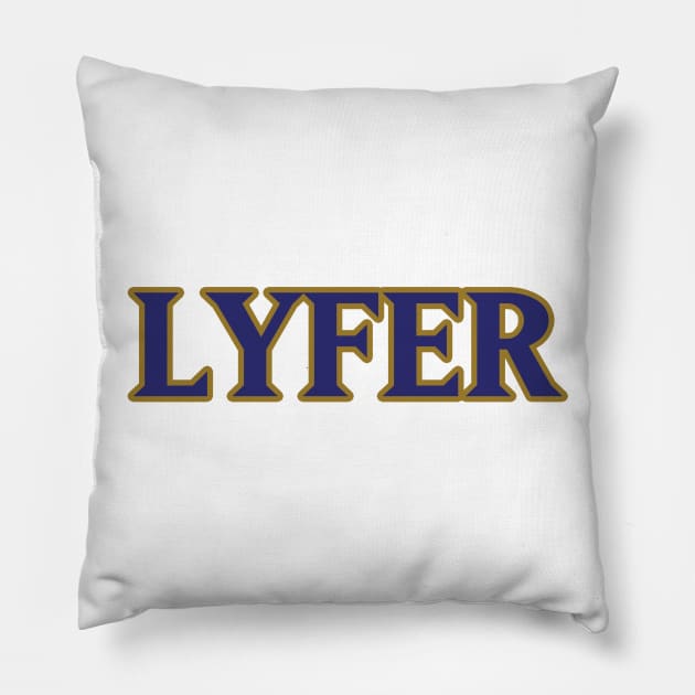 Baltimore Lyfer!!! Pillow by OffesniveLine