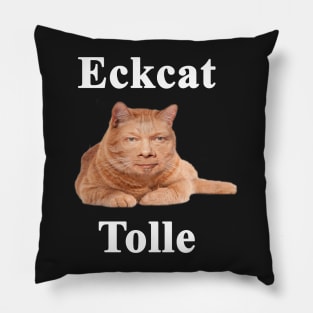 Eckcat Tolle Zen Master Cat Eckhart Tolle kitty Pillow