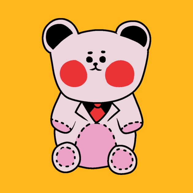 Pink Teddy by LaserPewPew