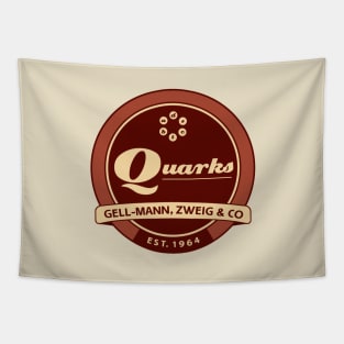 Quarks Vintage Logo Tapestry