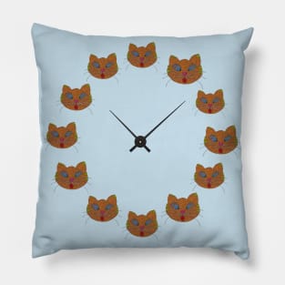 Kitty Clock Pillow