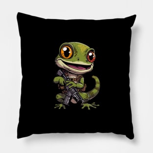 Army Gecko Pillow