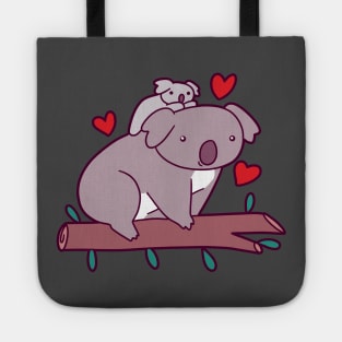 Kawaii Mama and Baby Koala Tote