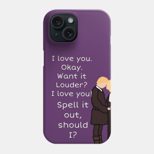 I ell-oh-vee-ee why-oh-you Phone Case