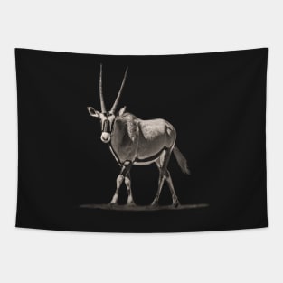 Oryx Antelope Full Figure for Oryx and Gemsbok Fans Tapestry