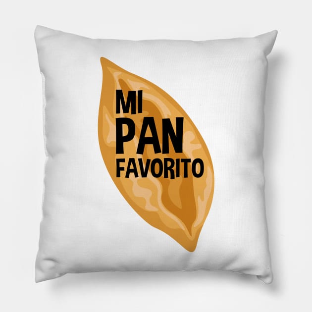 Bolillo Mi Pan Favorito Pillow by EleganceSpace