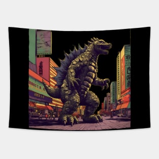 Monster Reptile in Tokyo Tapestry