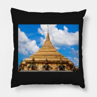 Atlantes in the form of demons supporting the Royal Pantheon building. Pillow