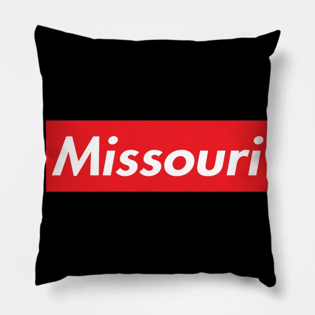 MISSOURI SUPER USA LOGO Pillow by elsa-HD