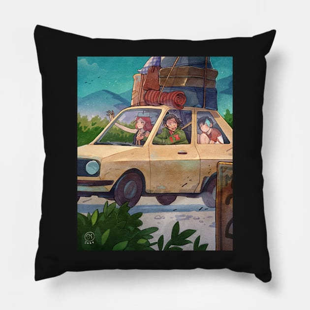 Stuffed Car Pillow by SimzArt