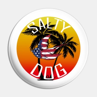 Salty Dog American Navy Swallow Pin