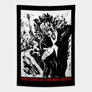 Nick Cave & The Bad Seeds ∆ Original Fan Artwork Tapestry