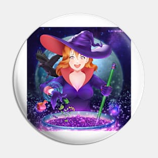 Stirring Cauldron Pin