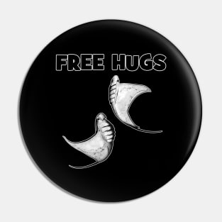 Free Hugs Pin