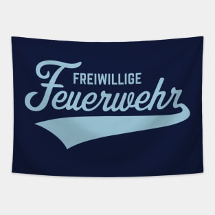 Freiwillige Feuerwehr (Schriftzug / Sky Blue) Tapestry