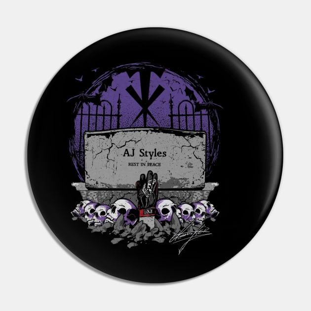 Undertaker Boneyard Pin by MunMun_Design