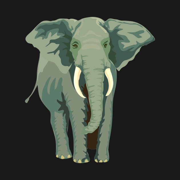 african elephant by creativeminds