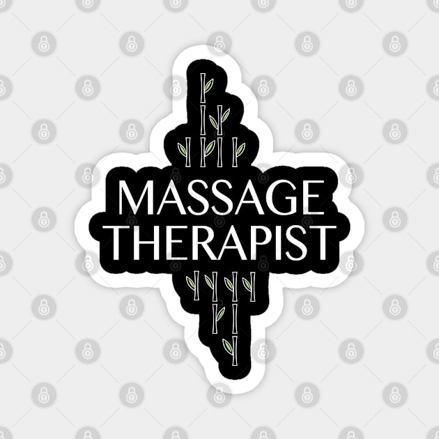 Massage Therapist Magnet by stayilbee