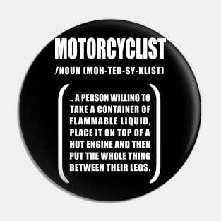 MOTORCYCLIST Pin