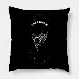 Capricorn Zodiac Sign - Astrological sign Pillow