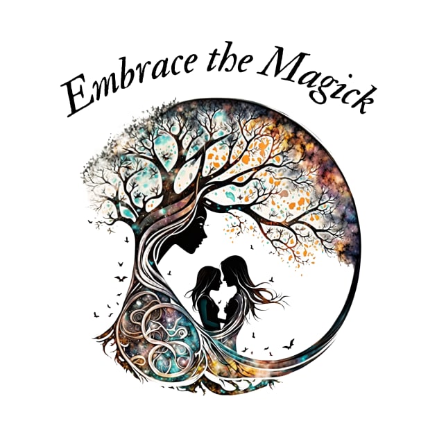 Mother Earth and the Tree of Life by Erin's Witchy Wear