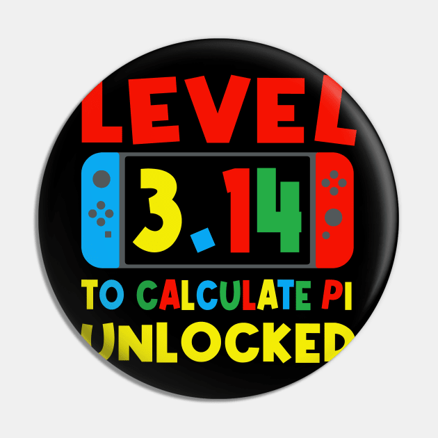 Level 3.14 To Calculate Pi Unlocked Pin by HShop