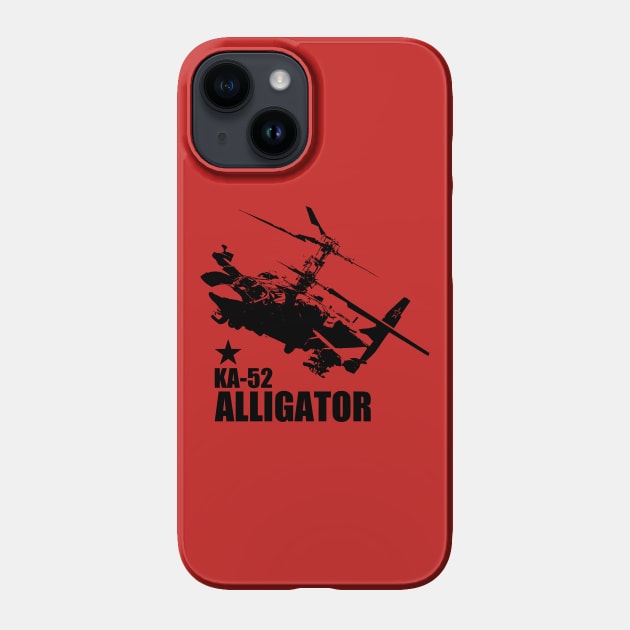 KA-52 Alligator - Kamov Ka50 Helicopter Gunship - Phone Case | TeePublic