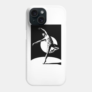 Contemporary Male Dancer Linoprint Phone Case