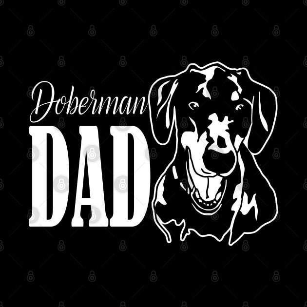 Doberman Dad Gift by russodesign