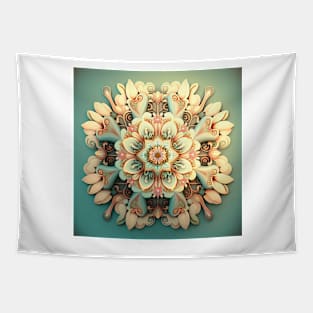 A Colorful Floral Pattern Tapestry