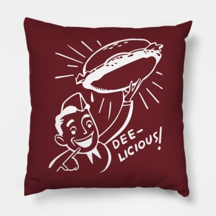 Delicious Diner Cheeseburger Pillow