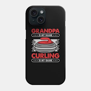 Curling Player Grandpa Gift Phone Case