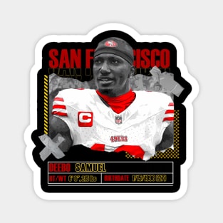 Deebo Samuel Football Tapestry 1 Magnet