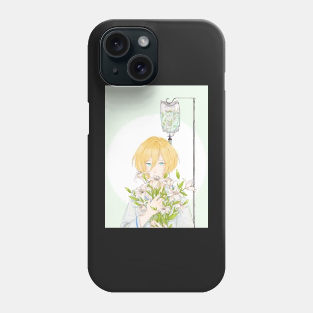 White lilies Phone Case by MeiNotScared