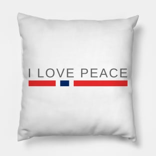 I love Peace | Norway Pillow