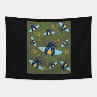 Beetle Nature Tapestry