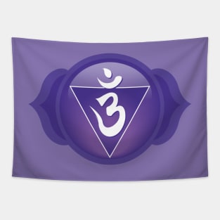 Third Eye: Ajna Chakra Symbol - 11 Tapestry