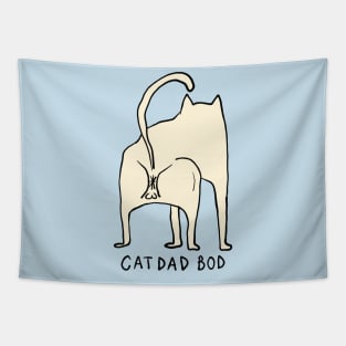 Cat Dad Bod Tapestry