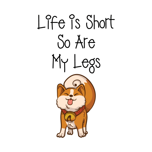 Short Legs Corgi Love Dog by macshoptee