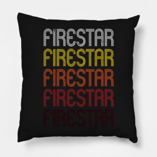 Firestar Retro 70s Warrior Cats fanart for Warriors lovers Pillow