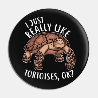 Tortoises: Really Like Them Pin