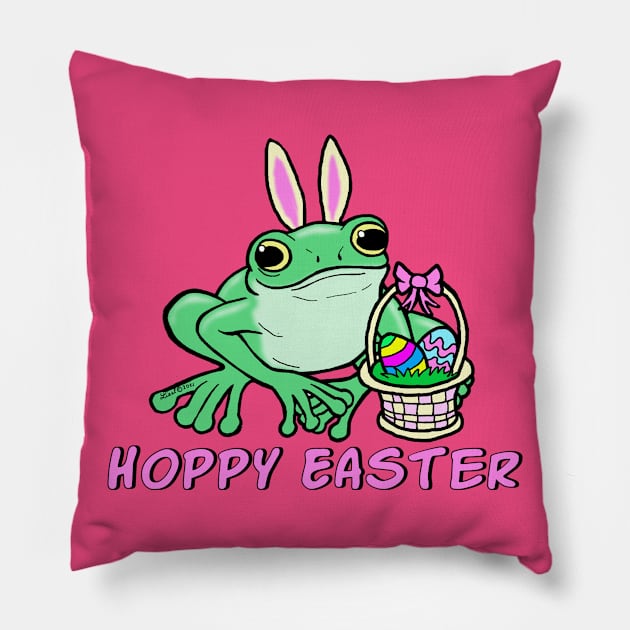 Hoppy Easter Pillow by HonuHoney