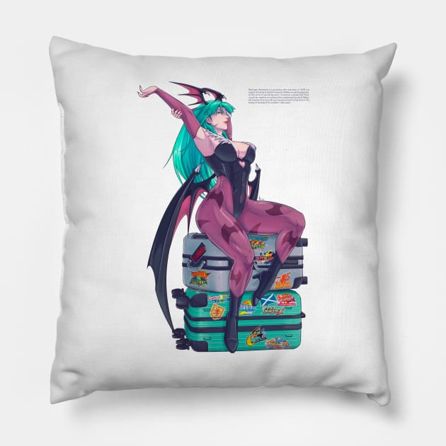 morrigan Pillow by jhony-caballero-store