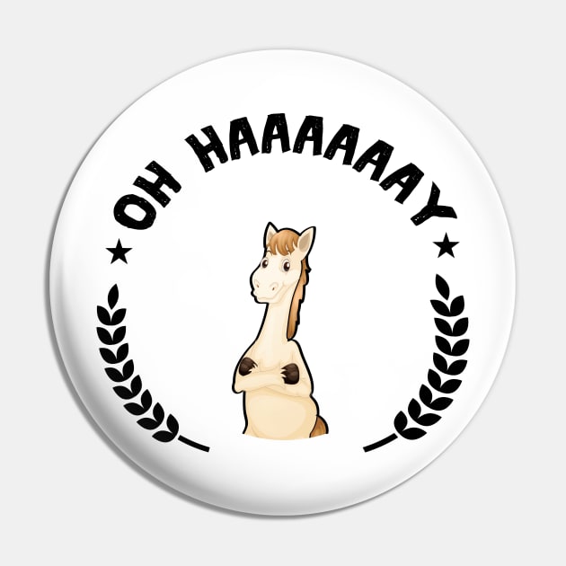 Funny Horse Horse Lover Racing Riding Gifts Pin by macshoptee