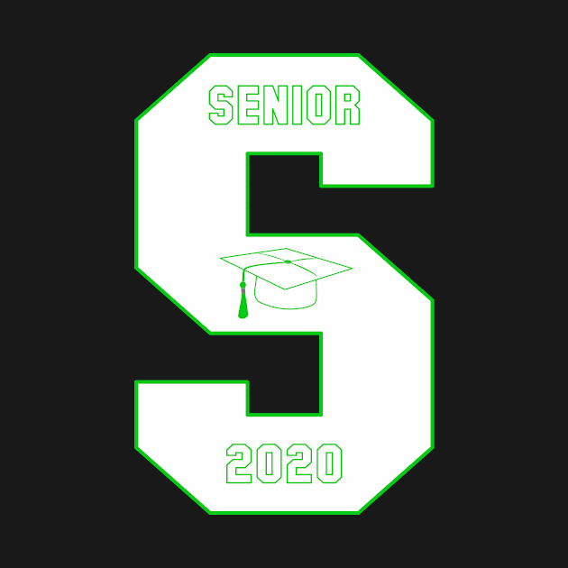 2020 Senior Class High School Tee For Him Or Her College Top by SpaceManSpaceLand