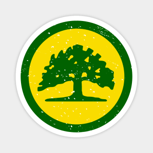 Retro Oakland California Flag // Vintage Oakland Grunge Emblem Magnet